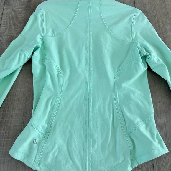 Lululemon Athletica turquoise Forme Full zip sweatshirt, 12 - Picture 4 of 4